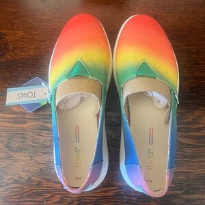 TOM’S Alpargata Mallow Sneakers in Rainbow/Multicolor